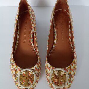 Tory Burch multi-color ballet flats Size 8.5 M EUC